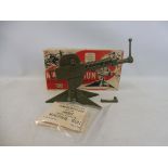 An unusual early boxed Merit machine gun.