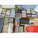 Retro Gaming Cassettes, unchecked, large quantity, some accessories.