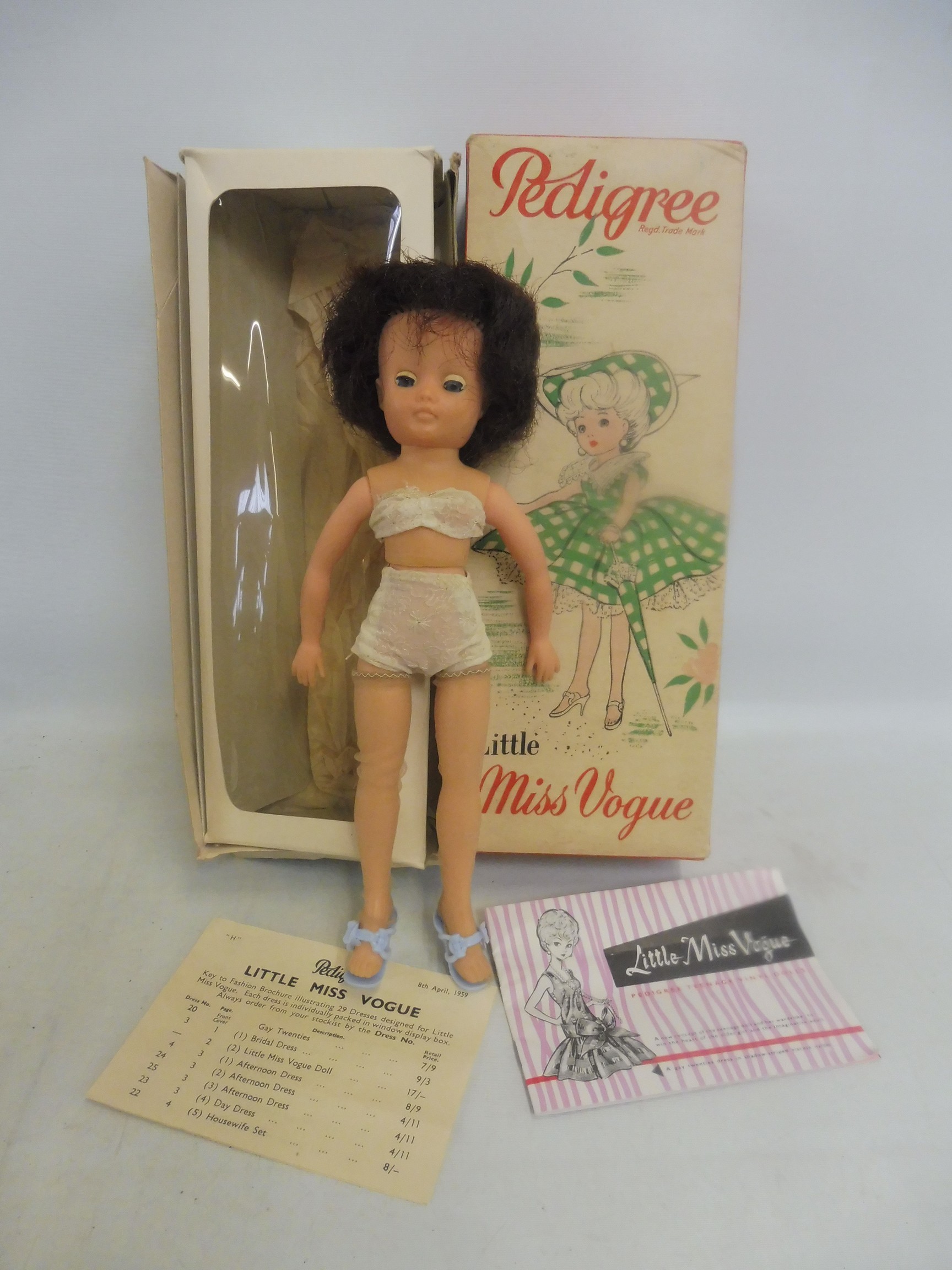 A boxed 1970s Italian doll, a Dutch Girl Pelham Puppet and an unusual Pedigree Little Miss Vogue. - Image 2 of 4