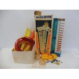 A large selection of Corgi rockets to include a boxed Skypark garage set (unchecked) and lots of