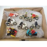 A selection of Britains motorbikes.