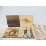 Four Neil Young LPs inc. Time Fades Away + poster, Neil Young etc.