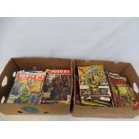 A quantity of 2000AD comics, in good condition, mostly glossy Judge Dread magazines.