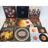 A selection of Queen vinyl including Queen, Queen II, Queen Live Killers, Kind of Magic, The