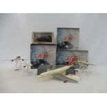 A quantity of Jet Age die-cast aeroplanes plus some travel agent aeroplanes.