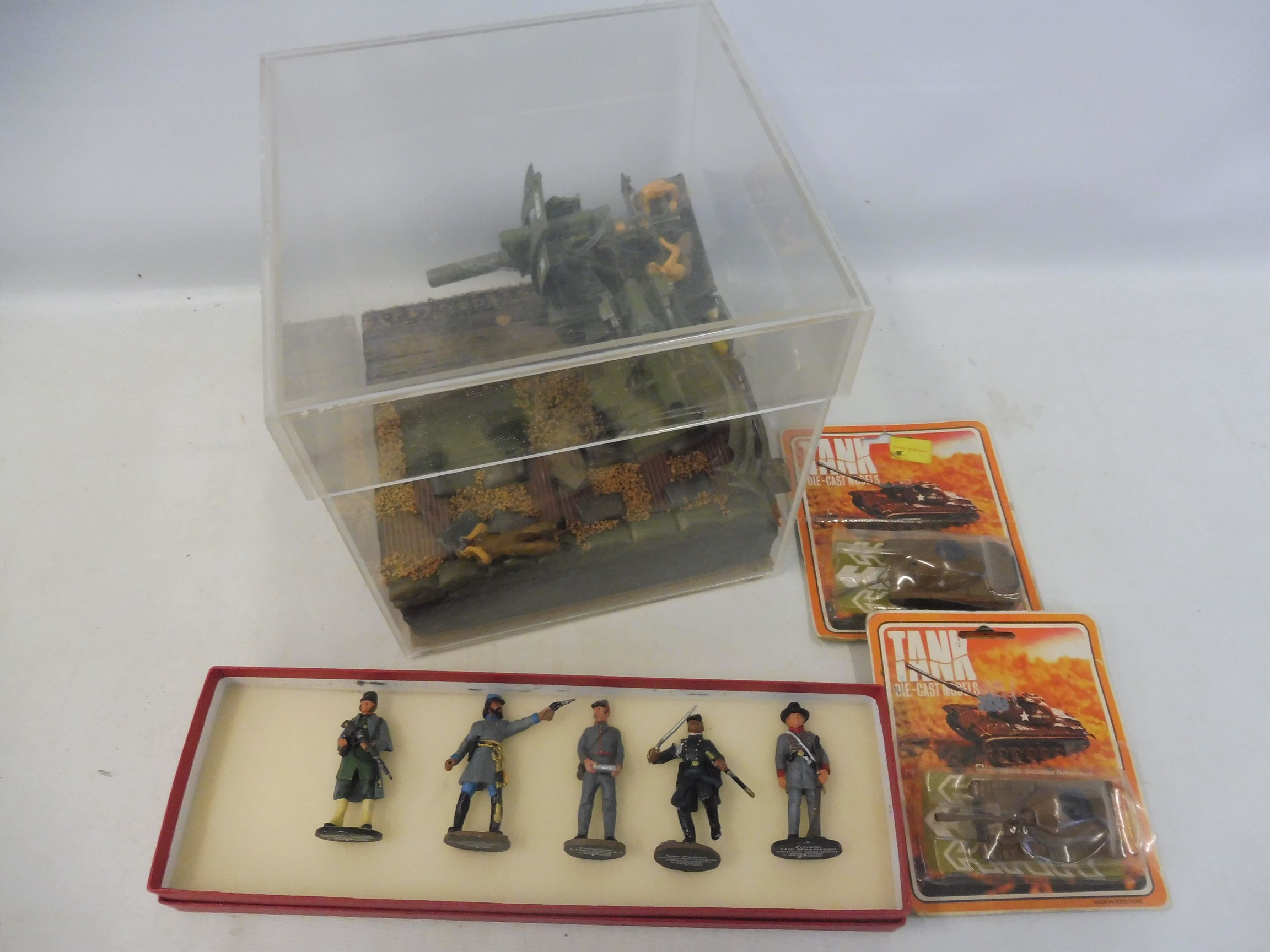 A selection of military die-cast and diorama. - Image 2 of 2