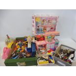 A large quantity of period toys from the 1960s-1990s to include Toy Story, Lego etc.