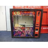 A CD cabinet from a fairground, ornate box.
