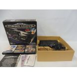 A Sega Mega Drive Sonic The Hedgehog, boxed, appears in good condition (unchecked).