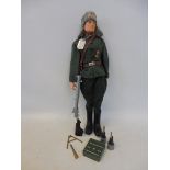 A complete Action Man Russian figure, in excellent condition, complete with dog tag, medal, grenades