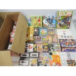 Retro gaming cassettes for various consoles, unchecked.