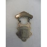 An early 20th Century white metal American temperance movement badge.