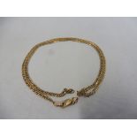 A 9ct gold chain, approx. 5.3g.