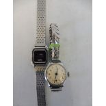 A Timex Quartz late 1970s wristwatch and one other.