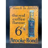 A Brooke Bond coffee essence pictorial tin advertising sign, 12 x 16".