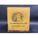 An A.S.Deacon & Co. Ltd. square dispensing tin, for Rex Specialities, rusks, stuffing etc., with