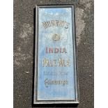 A Murray's India Pale Ale Craigmillar Brewery, Edinburgh narrow advertising mirror by T.J. Ford of