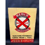 A new old stock Redex tin advertising sign, 17 1/2 x 25 1/4".