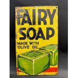 A small Fairy Soap pictorial tin advertising sign, 6 1/2 x 10 3/4".