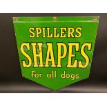 A Spillers Shapes/Winalot double sided enamel sign in superb condition with excellent gloss, 21 x 23