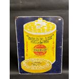 A Wills 'Gold Flake' Cigarettes pictorial double sided enamel sign, 14 x 18".