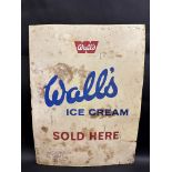 A Wall's Ice Cream tin advertising sign by Franco, 18 x 24".