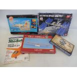 Four unchecked model kits to include the Graf Zeppelin.