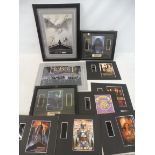 A selection of Star Wars film cells, signed Hobbit, Dare Devil etc.