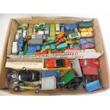 A collection of Dinky and Matchbox Series/Lesney die-cast models.