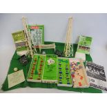 A quantity of Subbuteo figures and accessories.