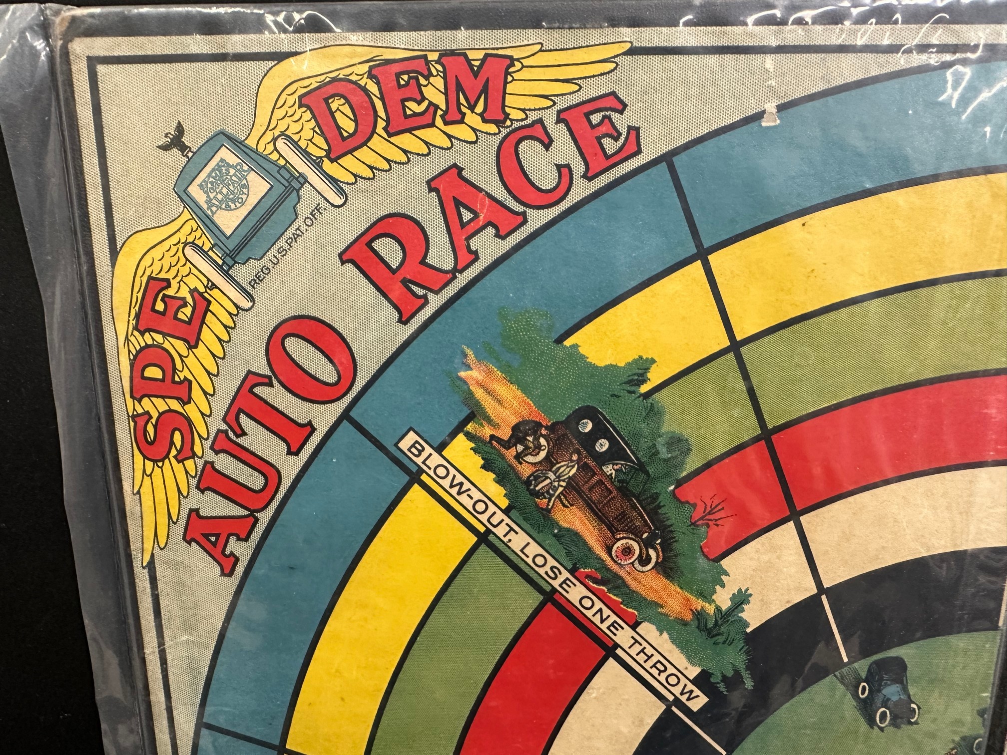 A Spedem Auto Race board, without counters, by Alderman, Fairchild Co. New York. - Image 2 of 4