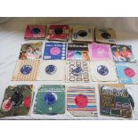 An interesting bundle of predominantly 1960s singles to include Beatles, Fleetwood Mac, Rolling