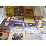 A quantity of traditional British rock LPs to include The Who, Deep Purple, Genesis, ELO, Rainbow