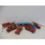 Eight Corgi die-cast models from the Chipperfield Circus series.
