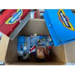 A box of Micro Machines, various genres.