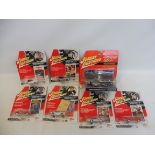 Johnny Lightning James Bond - seven die-cast models.