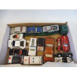 16 Corgi die-cast models including James Bond, Kojak, Rolls-Royce, Mini etc.