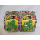 Two original 1991 Teenage Mutant Turtle Spanish release sets.