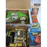 A selection of toys to include a boxed Thunderbirds Tracy Island, various boxed Models of