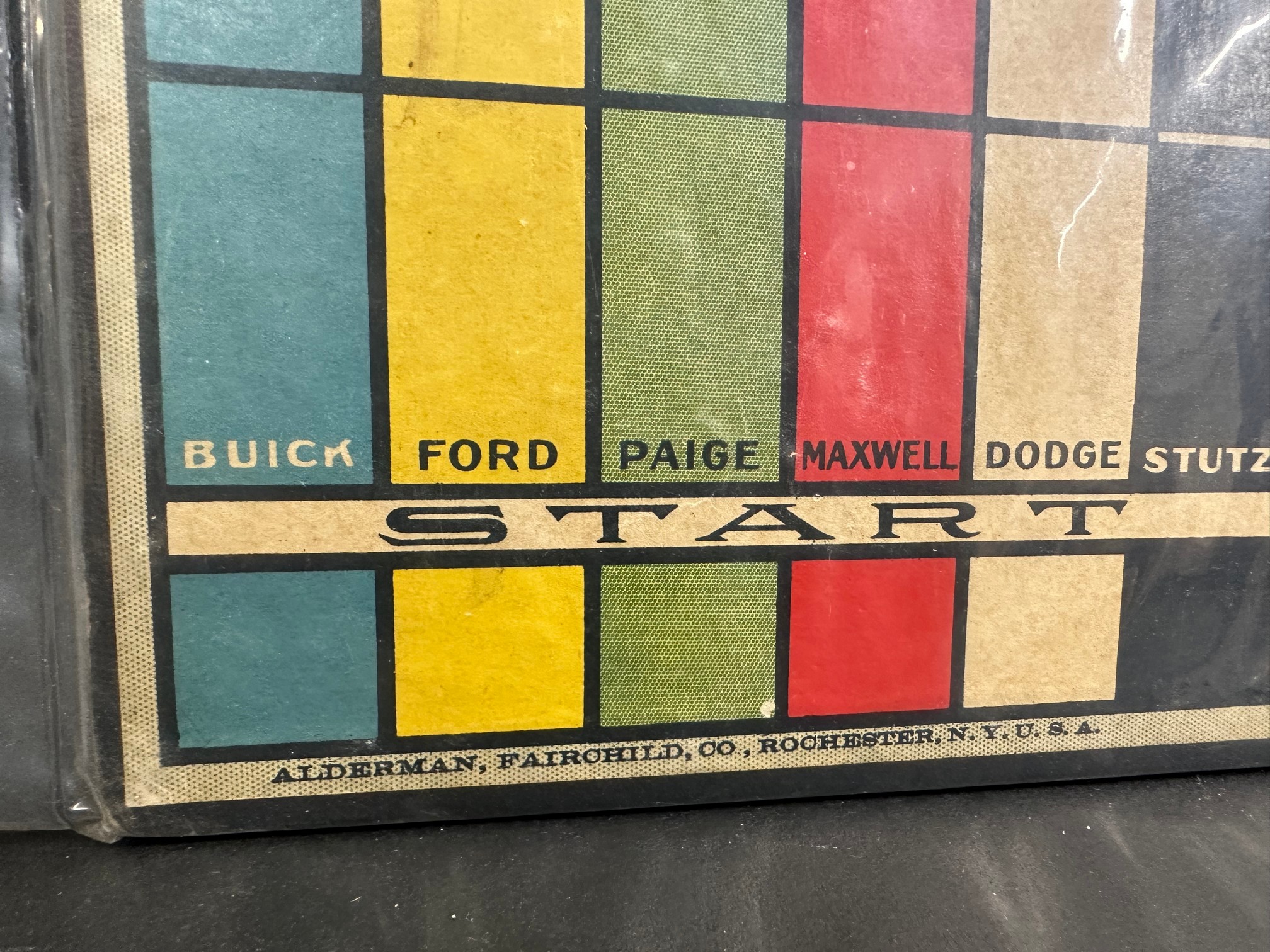 A Spedem Auto Race board, without counters, by Alderman, Fairchild Co. New York. - Image 4 of 4