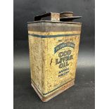 An early Plough Brand Cod Liver Oil can.