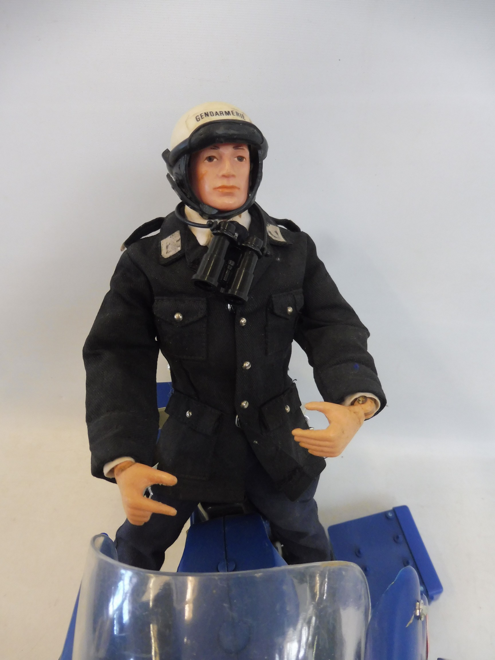 A rare Action Joe Gendarmerie motorbike and figure, complete with accessories. - Image 2 of 3