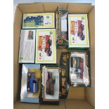 A small selection of Corgi die-cast transportation, boxed.