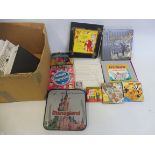 A box of 8mm films including Walt Disney Jungle Book, Pop-Eye etc.