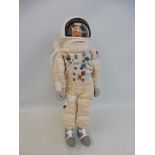 A GI Joe 35th Anniversary figure and uniform of Buzz Aldrin.
