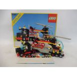 A boxed Lego Stunt Helicopter and Truck, no. 6357, not checked..