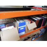 A large quantity of assorted easy listening LPs.