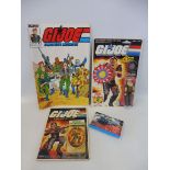 A quantity of original G.I. Joe including Marvel No.1 comic, European Missions, circa 1986 carded