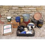 A collection of assorted advertising to include whisky trays, limited edition Guinness goblets,