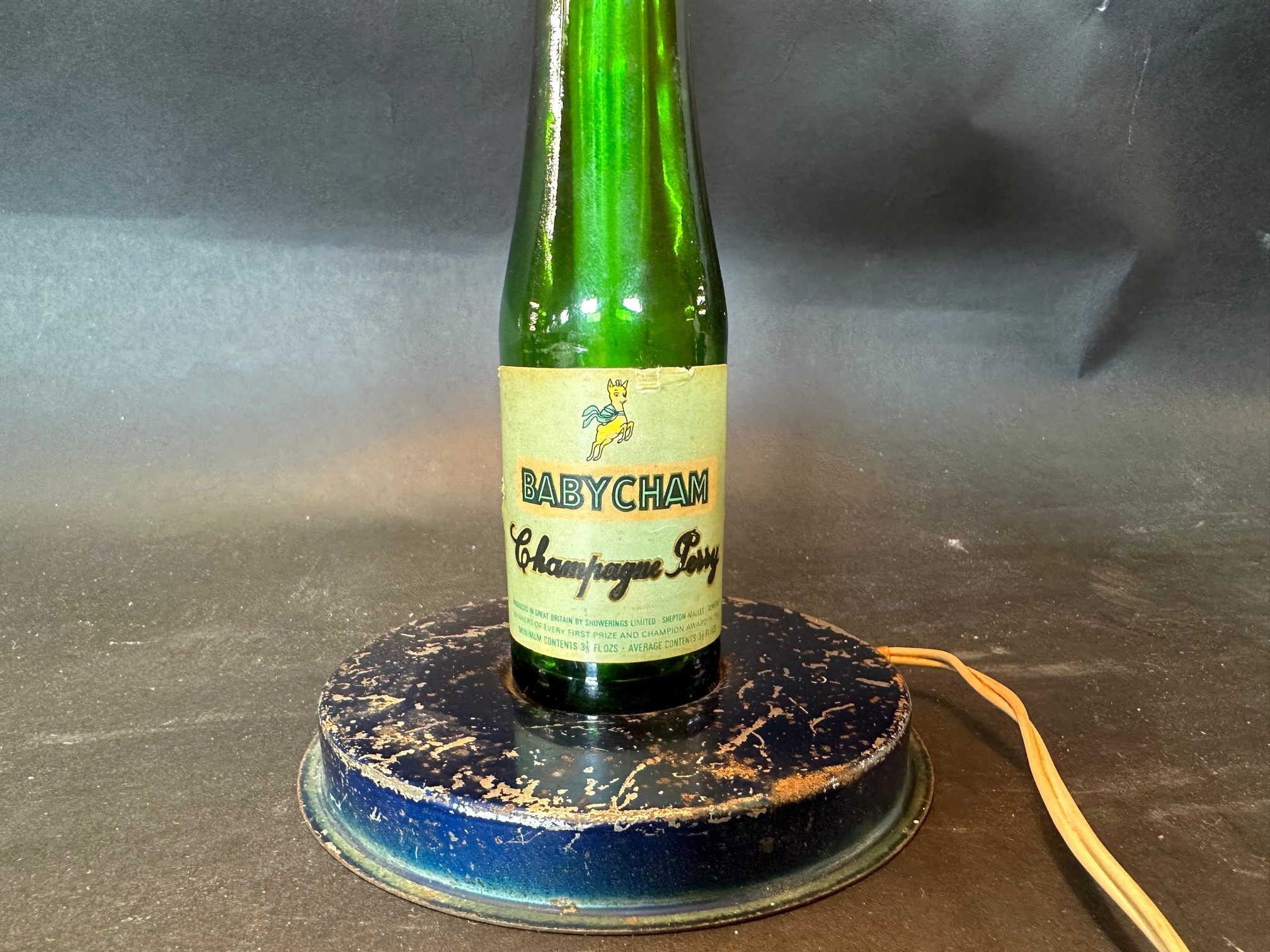 A Babycham table lamp, 13" high. - Image 2 of 4